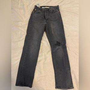 BRAND NEW: Levi Wide Leg Black Jeans